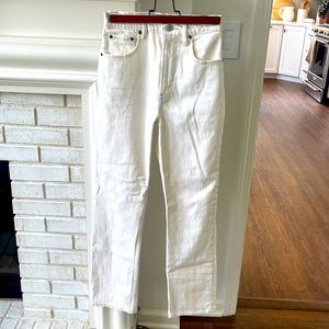 White denim jeans 26L